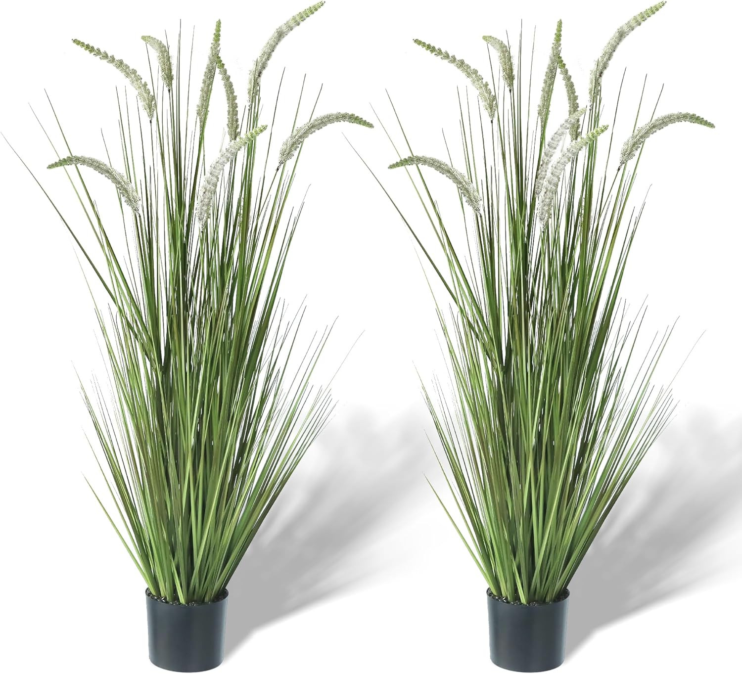 4Ft 2-Pack Artificial Veronica Spiked Speedwell Grass, 47In Faux Veronica Spicat