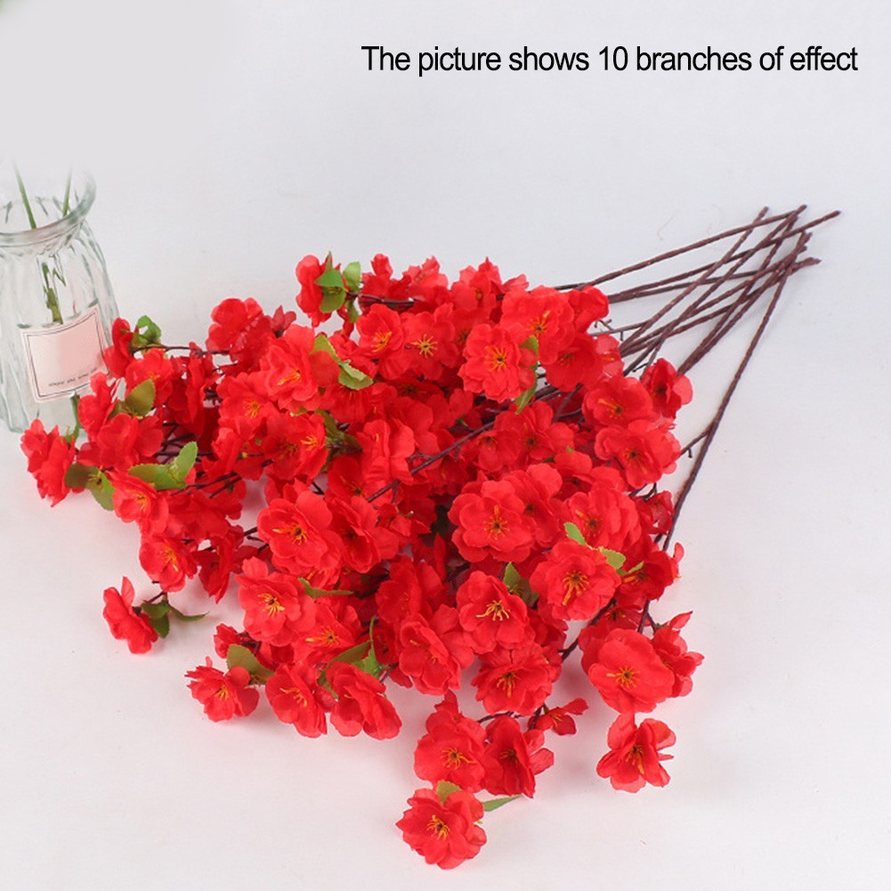 Graceful Artificial Peach Blossom for Both Indoor and Outdoor Use
