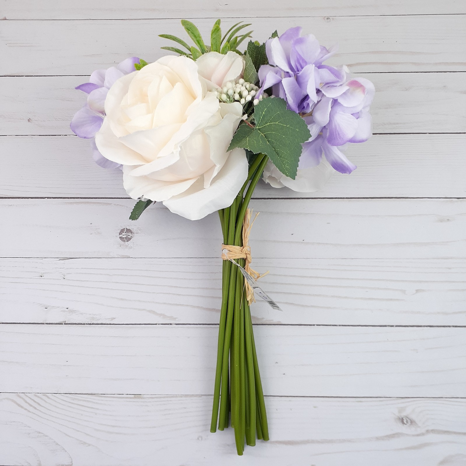 Flower Bouquet Spring Floral Decor Wedding Romantic Purple F12