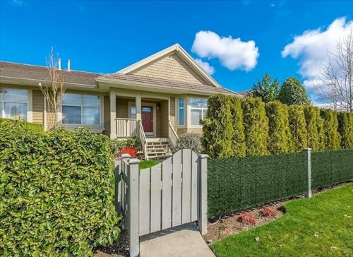 Faux Ivy Privacy Fence Screen 8PCS 20 x 20 Inch Artificial Faux 80×40 inches