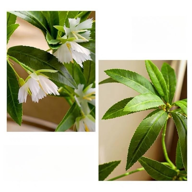 2 Pieces Silk Plants Long Stem Artificial Flowers,36″ Silk Flowers with Stems…