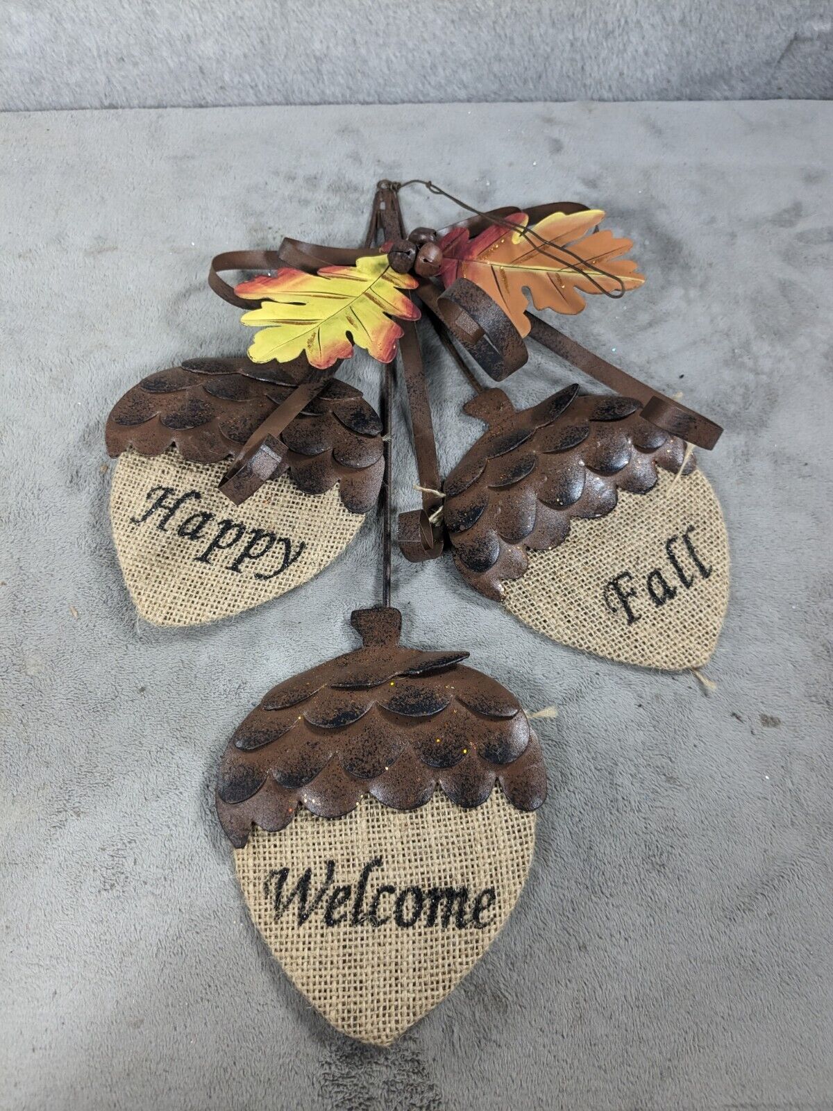 Fall Hanging Acorn Door Or Wall Decor Rustic Theme Decor