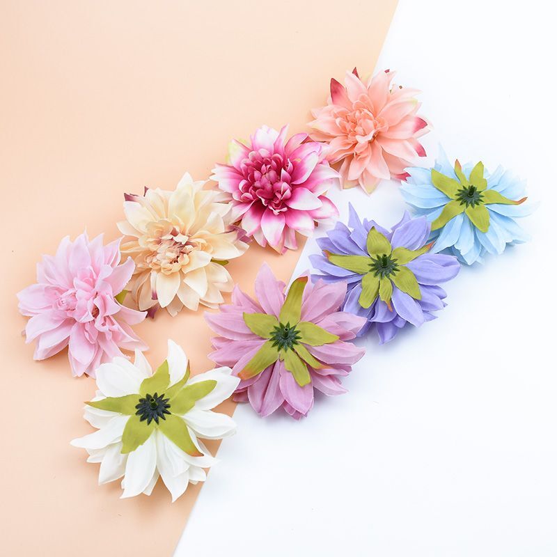 10pcs Plastic Gerbera Artificial Flowers Decorative Wedding Home Birthday Gift
