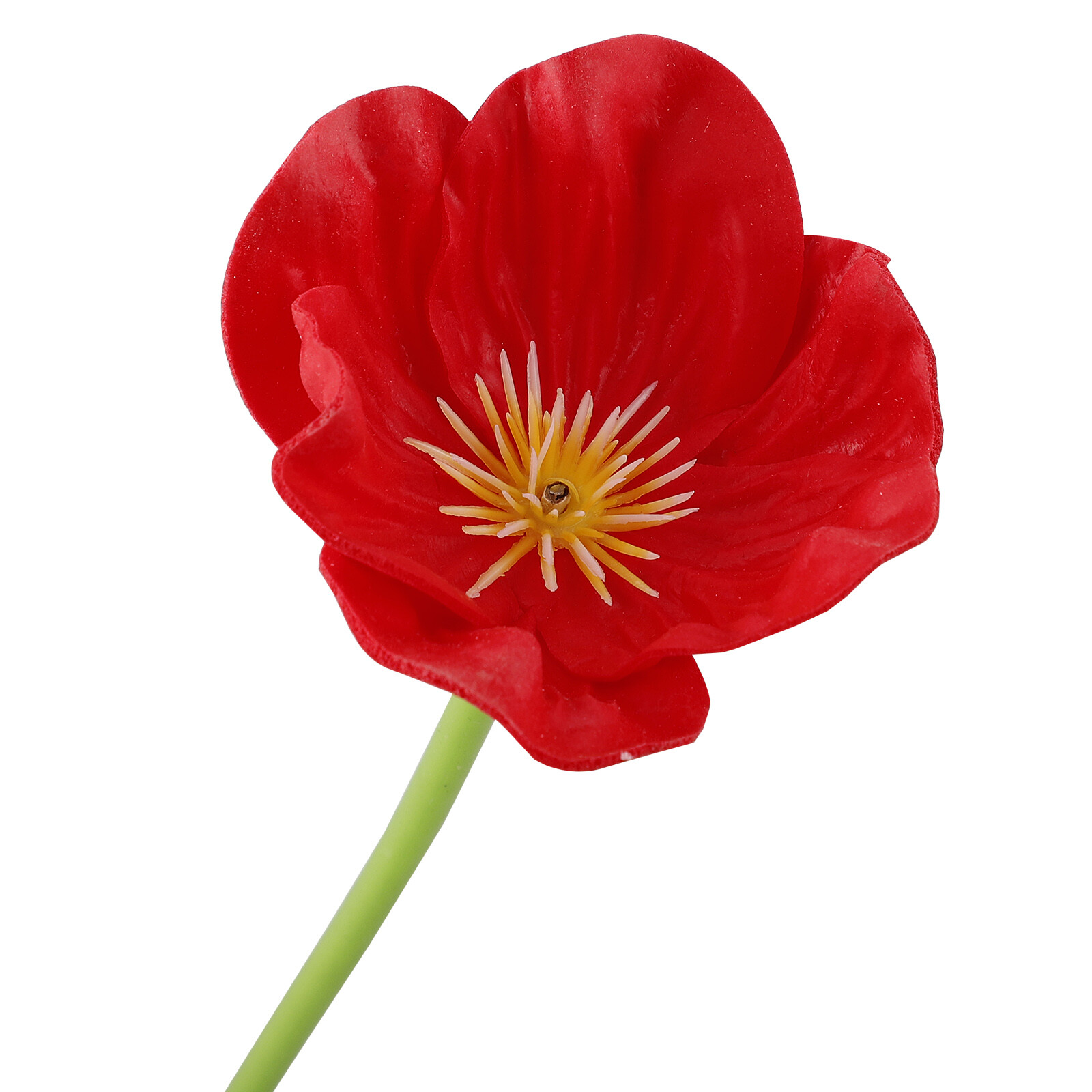 Artificial Poppy Silk Flowers Wedding Bouquet Desk Room Decor Ornaments Deco FFG