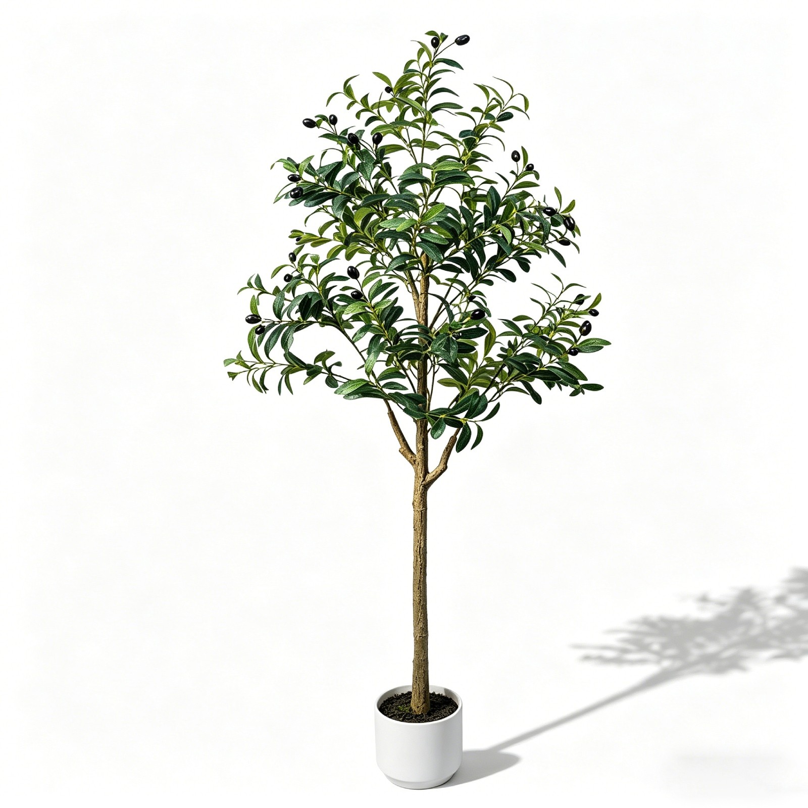 5FT Tall Faux Realistic Olive Trees Artificial Olive Tree for Indoor Home Decor
