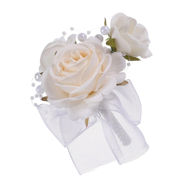 Faux Floral Arrangement Rhinestones Roses For Anniversary Dinner Table