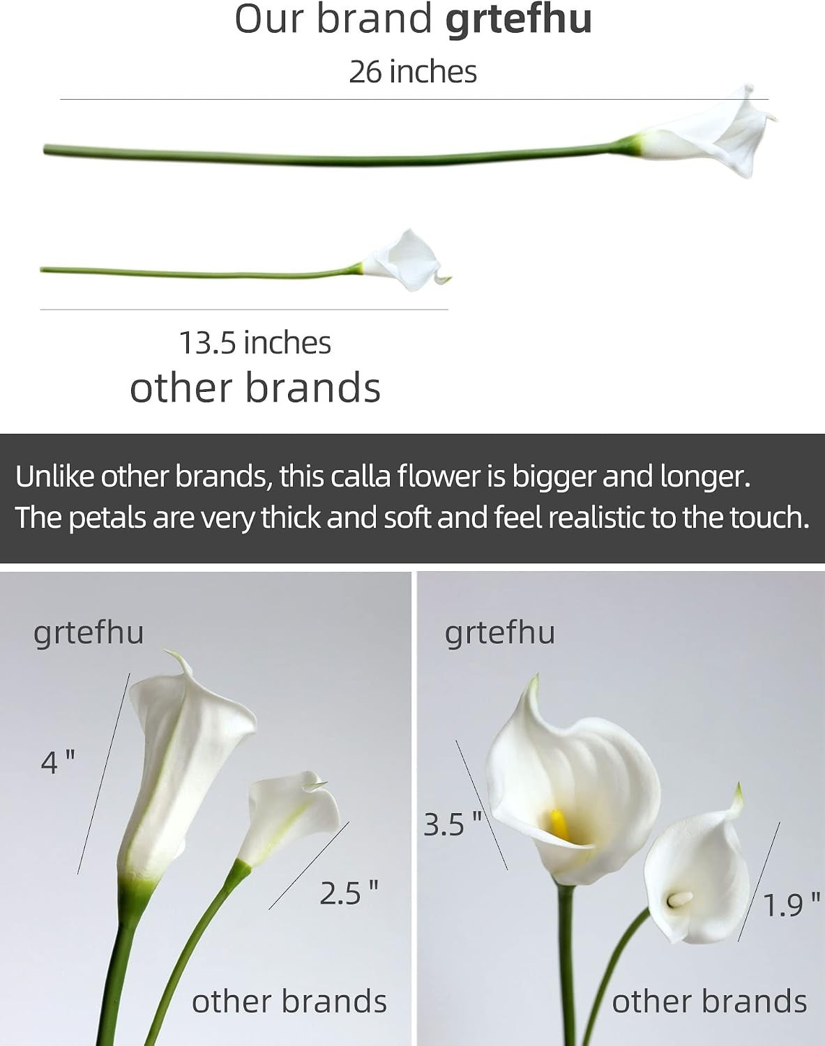 Wedding Office Home Decor: 26″ Artificial Calla Lilies