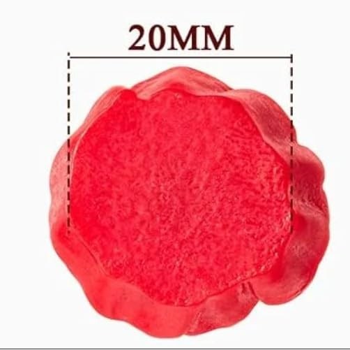30 Pcs Red Resin Poppy Flowers Artificial Craft Poppies Charms Red Faux Flowe…