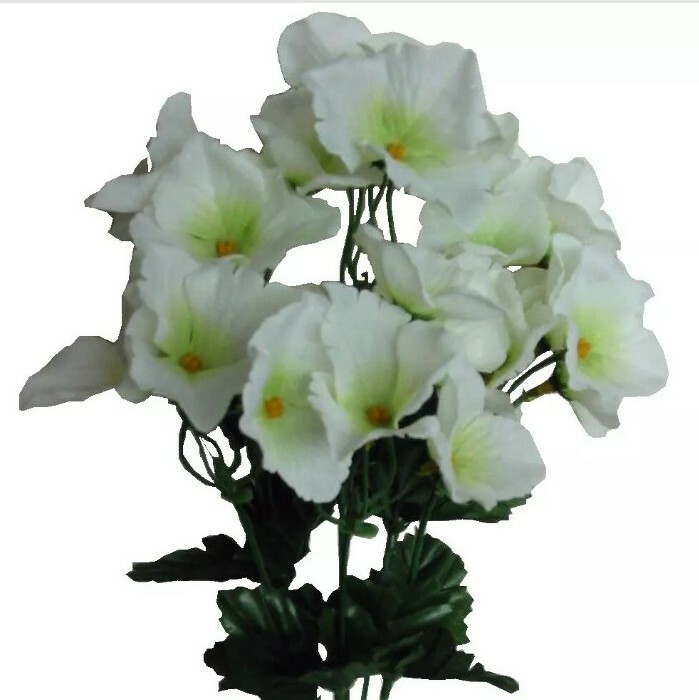 (12-Pack) Cream Green Hydrangea 13″ Bush Silk Flower Craft In/Outdoor Decor US