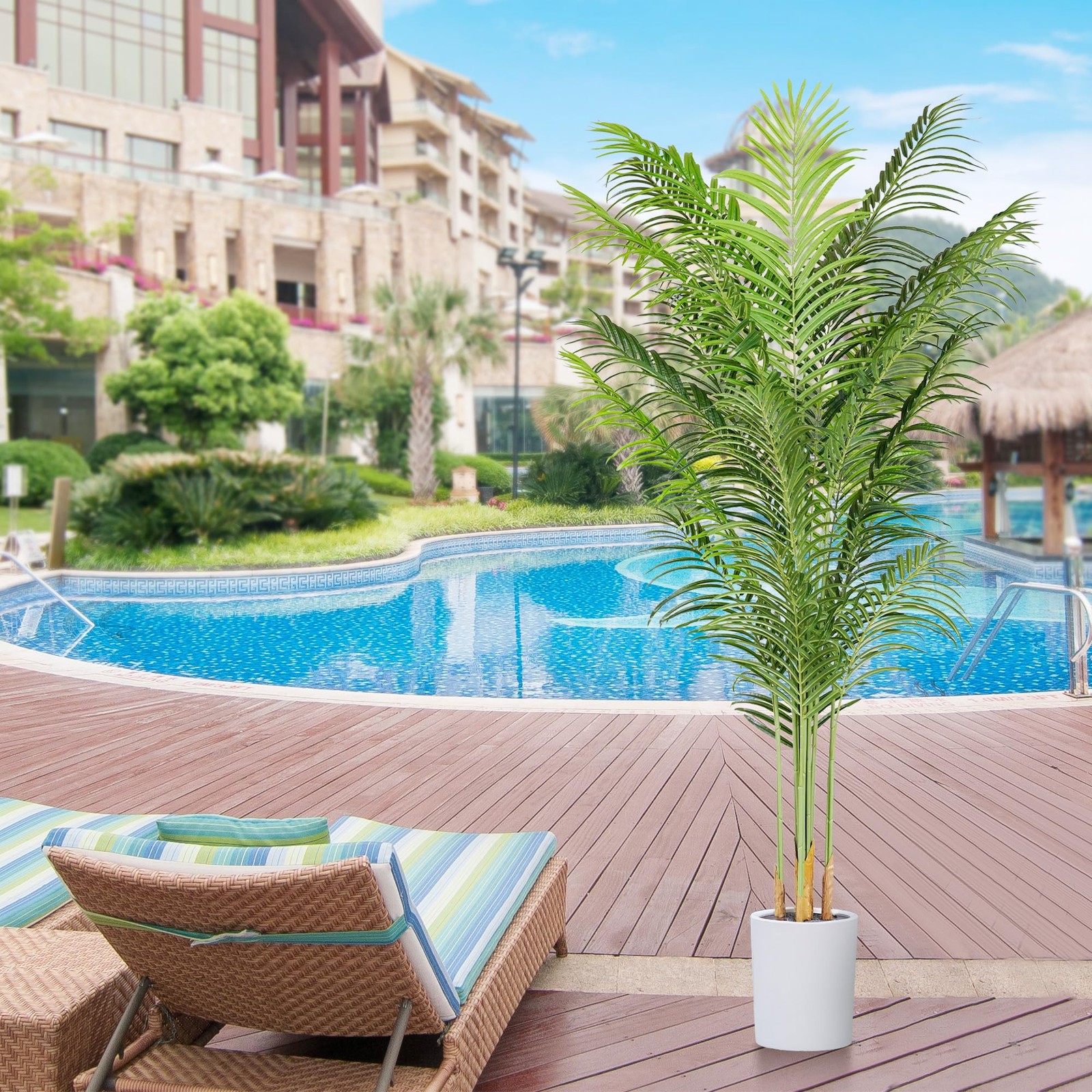 Artificial Palm Tree for Home Decor Indoor 6.6Ft Large Tall Fake Plants Faux …