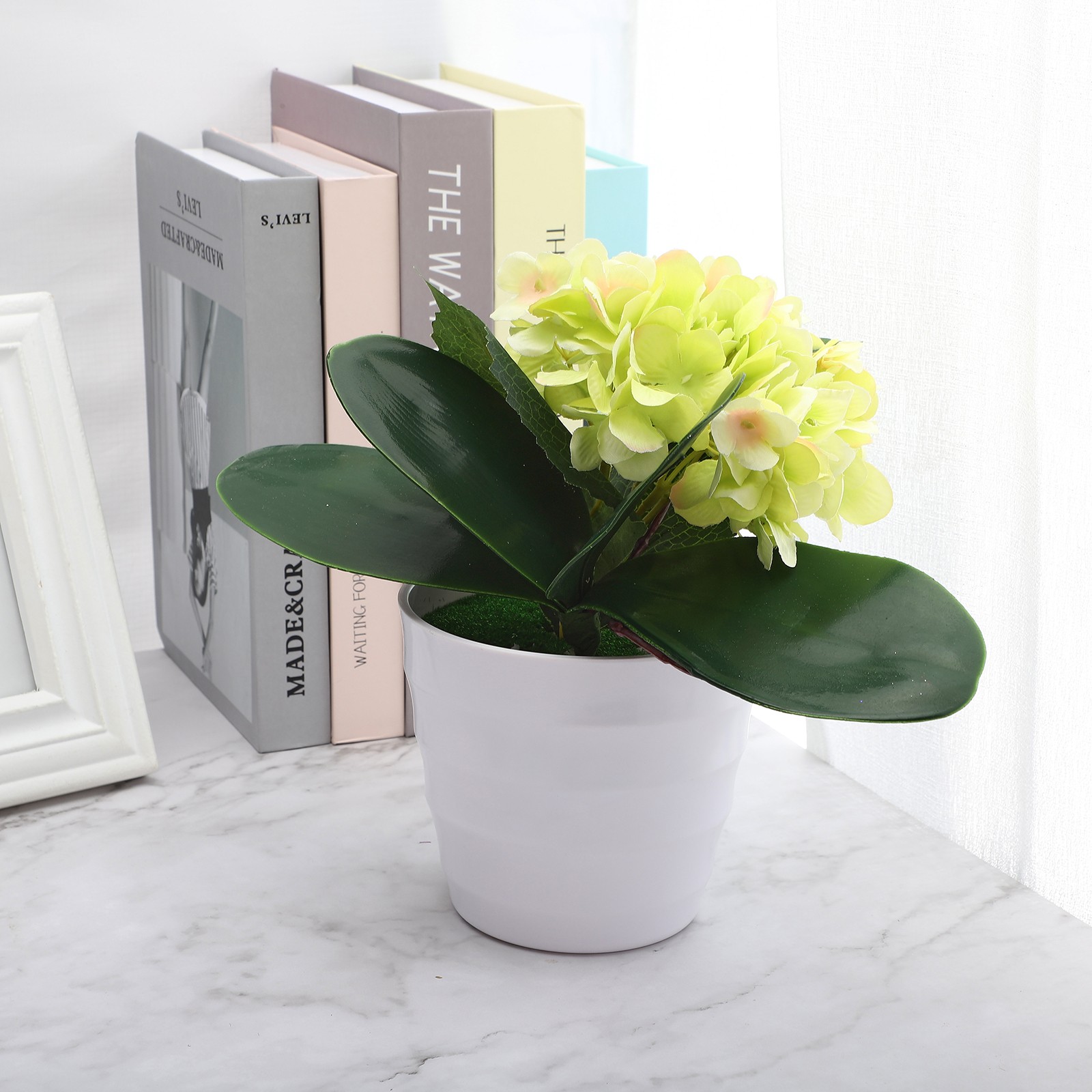 Eva Large 4 Pieces Of Phalaenopsis Leaves Orchid Leaves Wedding Home Decorati US