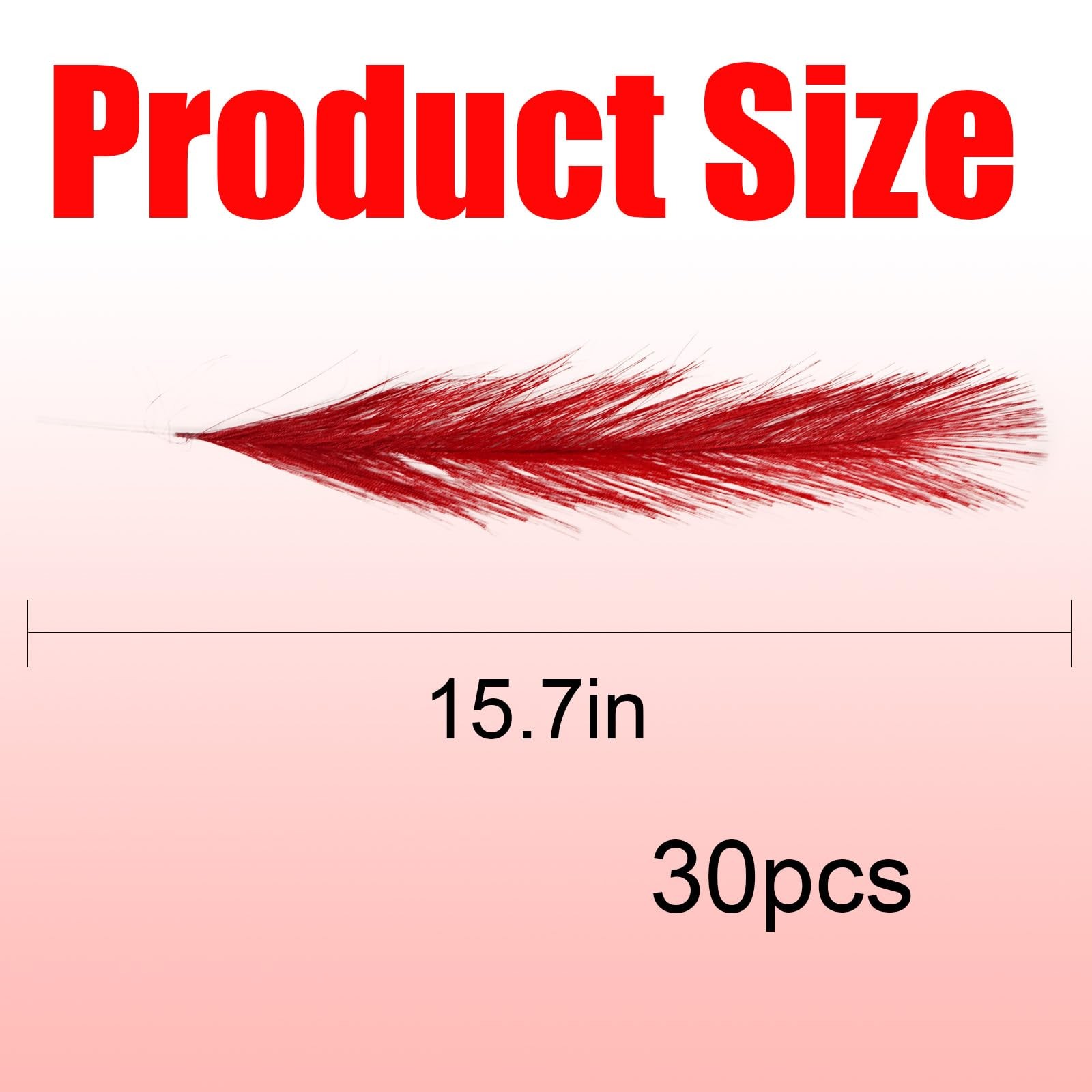 30 Pcs Artificial Pampas Grass 15.7 Inch,Short Faux Pampas Grass Home Decor,F…