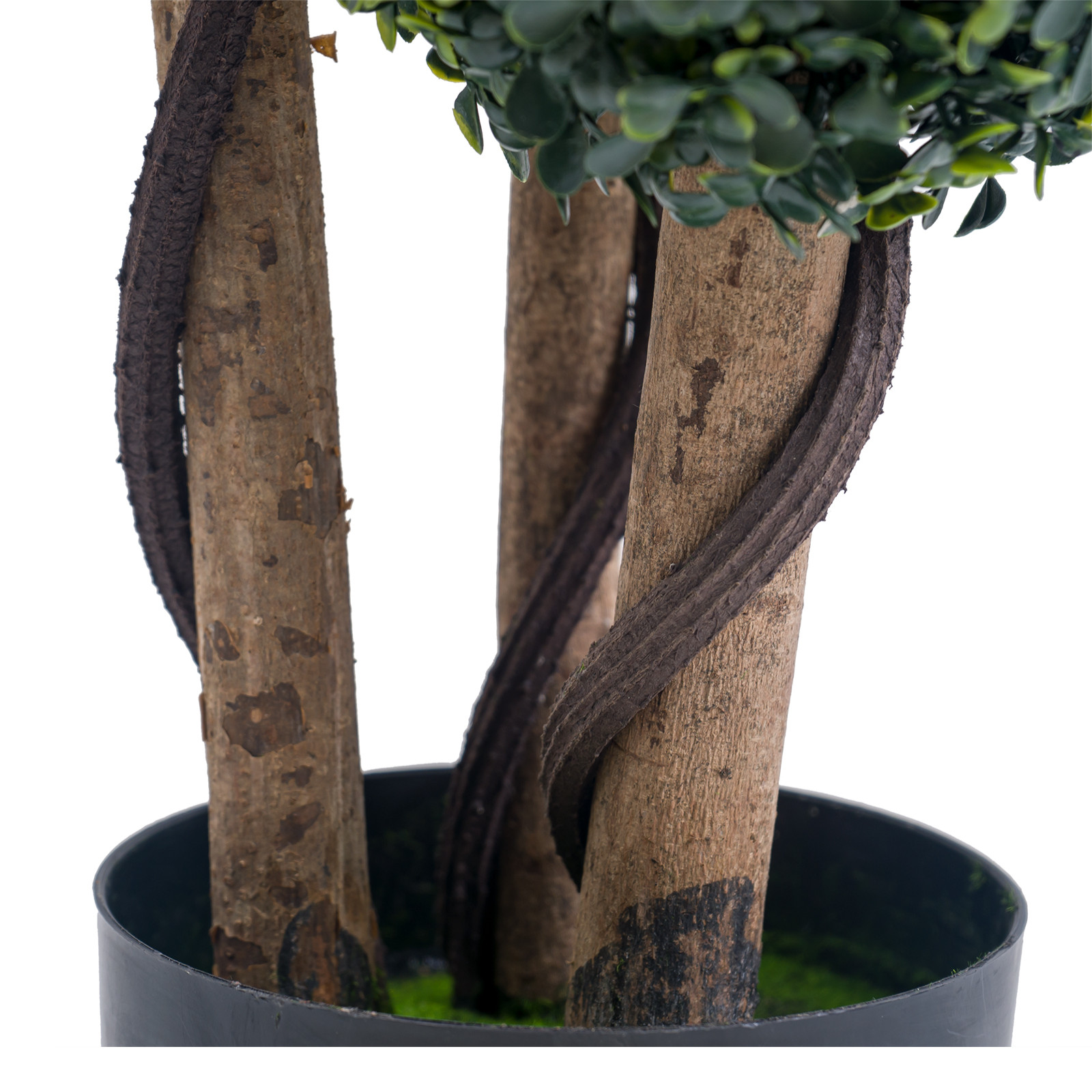 Artificial Topiary Ball Trees Fake Milan Grass Ball Decorative Plant 35″/45″