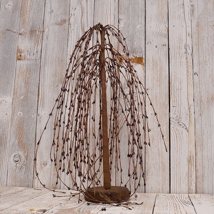 New Primitive Country Farmhouse PIP BERRY WILLOW TREE Black Berries 18″