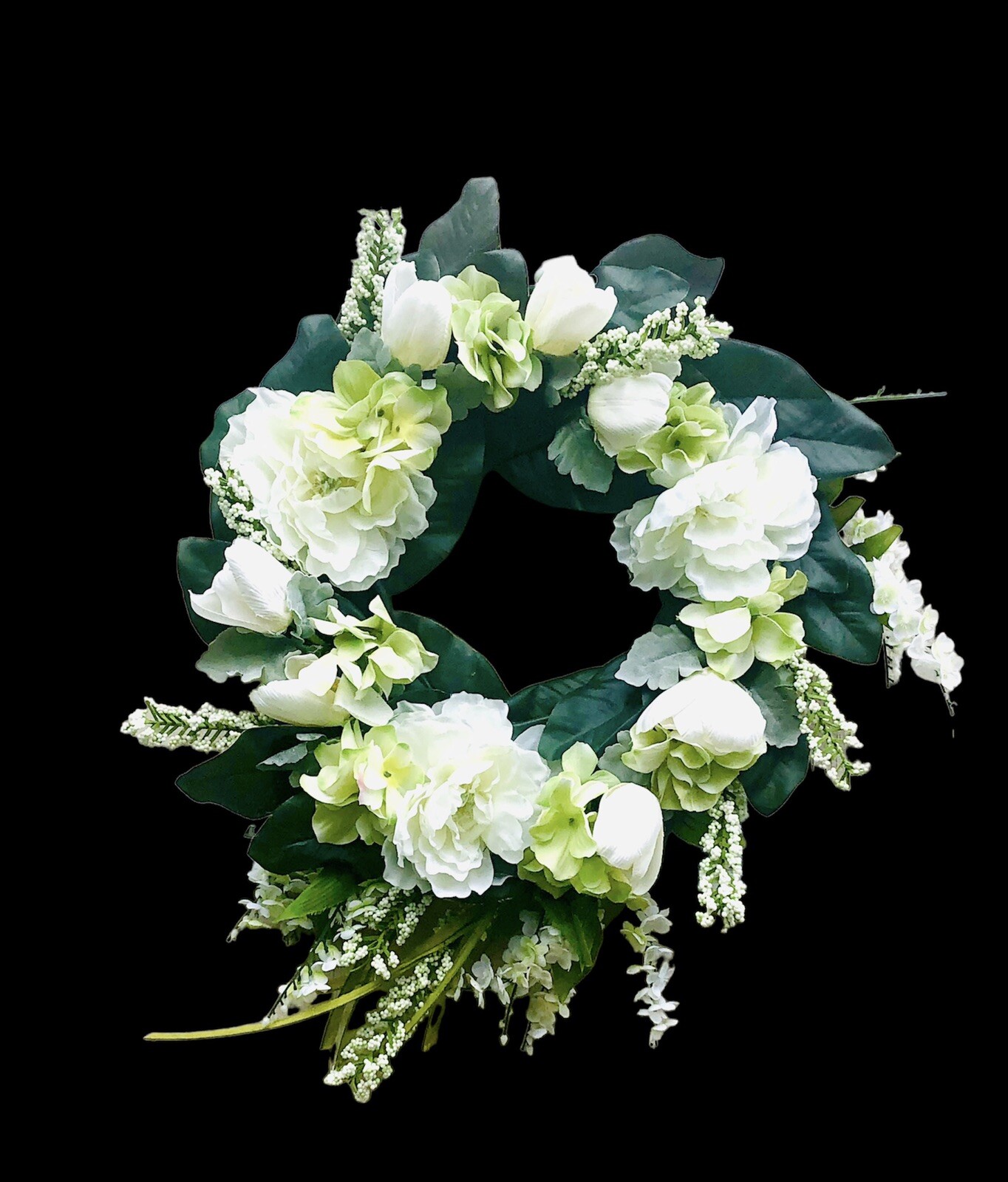 Newly Handemade Tulips Elegant Bloom Wreath