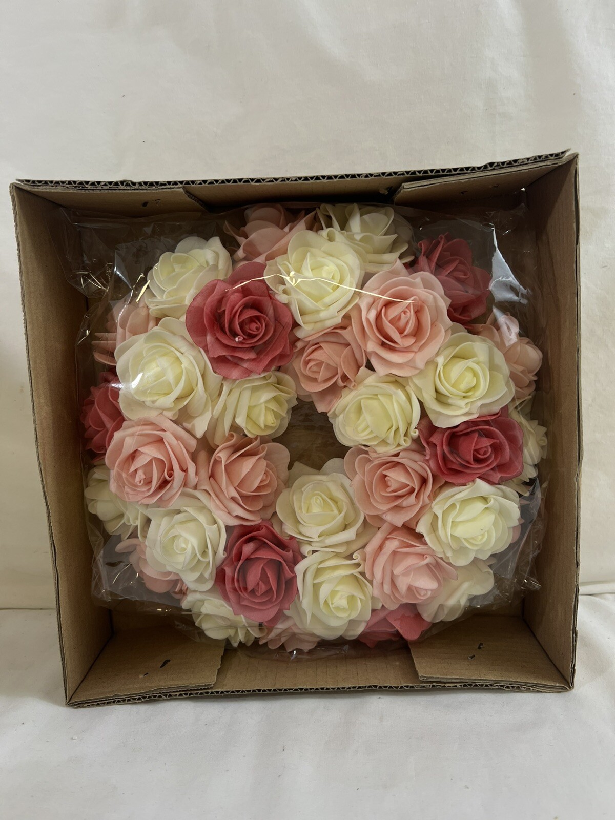 Synthetic Rose Wreath