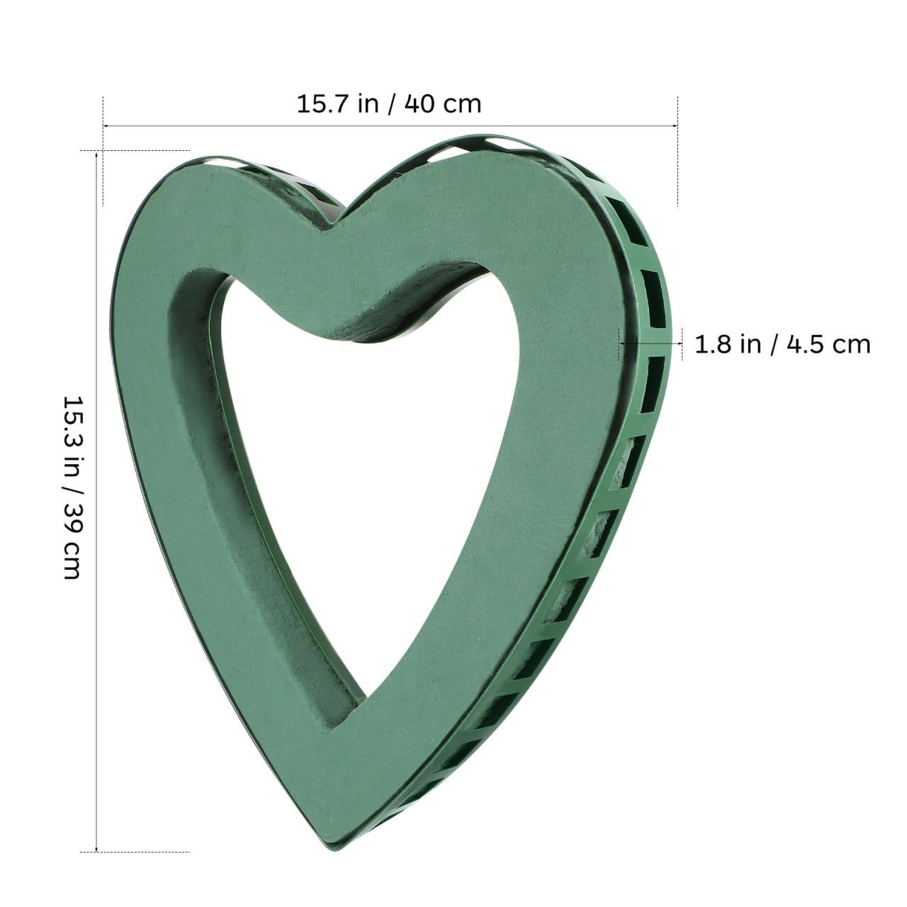 Floral Foam Block Heart Shaped Cage Suction Cup Fresh Artificial Flower Decor