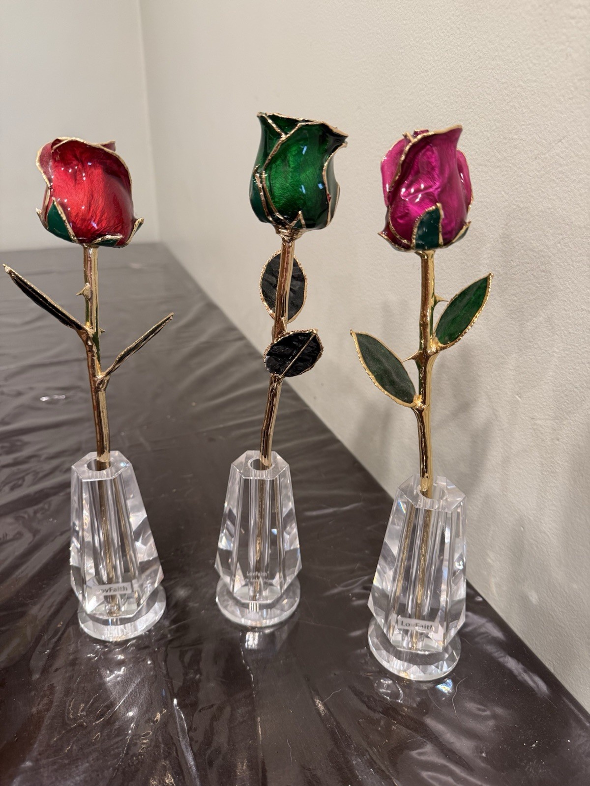 Lovfaith Real 24k Dipped Roses. Beautiful Gift . 3 Colors Available.