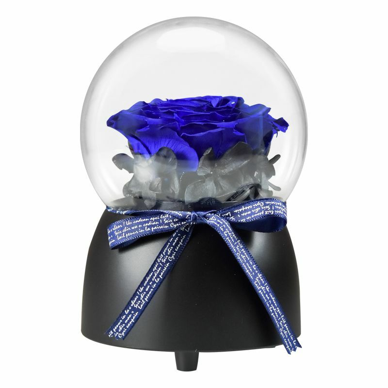 Automatic Rotating Rose Flower Love Valentine Day Birthday Romantic Gifts Womens