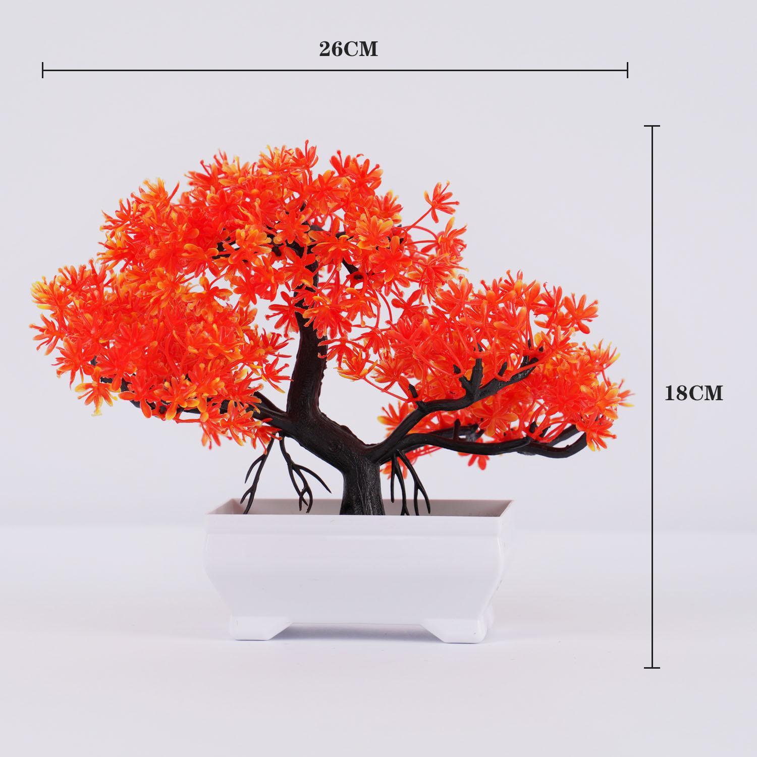 Artificial Bonsai Tree – Fake Potted Plant for Home, Office & Garden Decor
