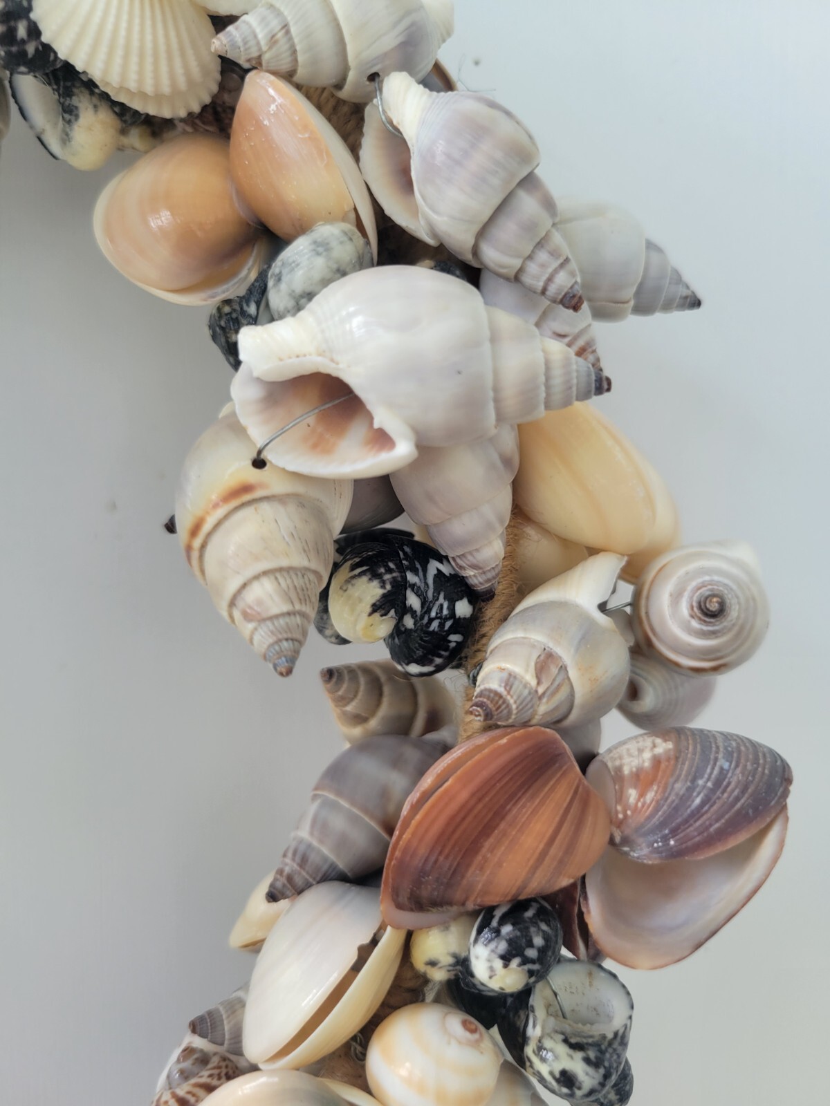 Sea Shell Wreath Handmade Nautical Coastal Beach Door Wall Home Decor