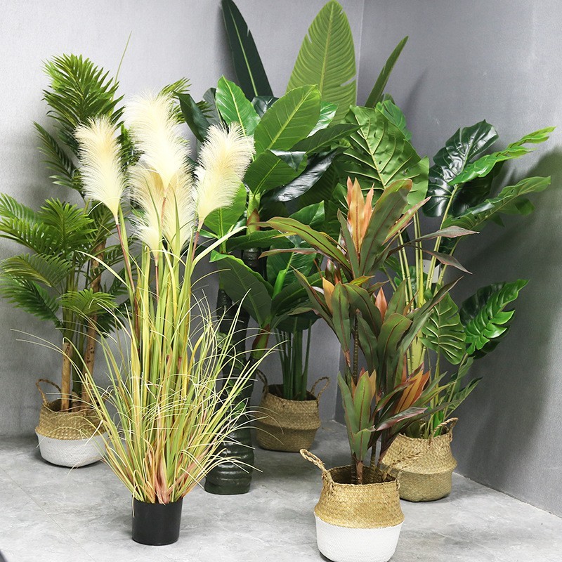 Artificial green plants, tree plants, potted plants, indoor decoration Multiple