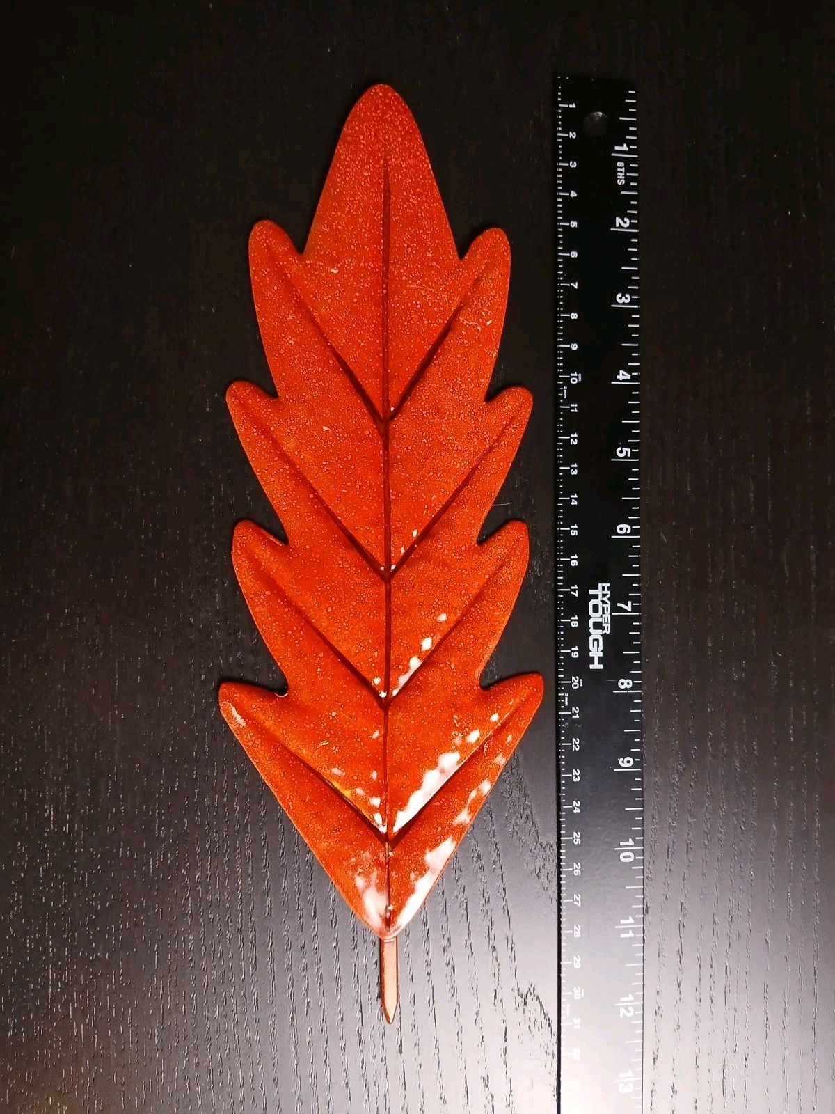 Metal 12′ Leaves 6Pcs Leaves Autumn Decor Indoor/outdoor 4′ Wide 2oz Each #1531