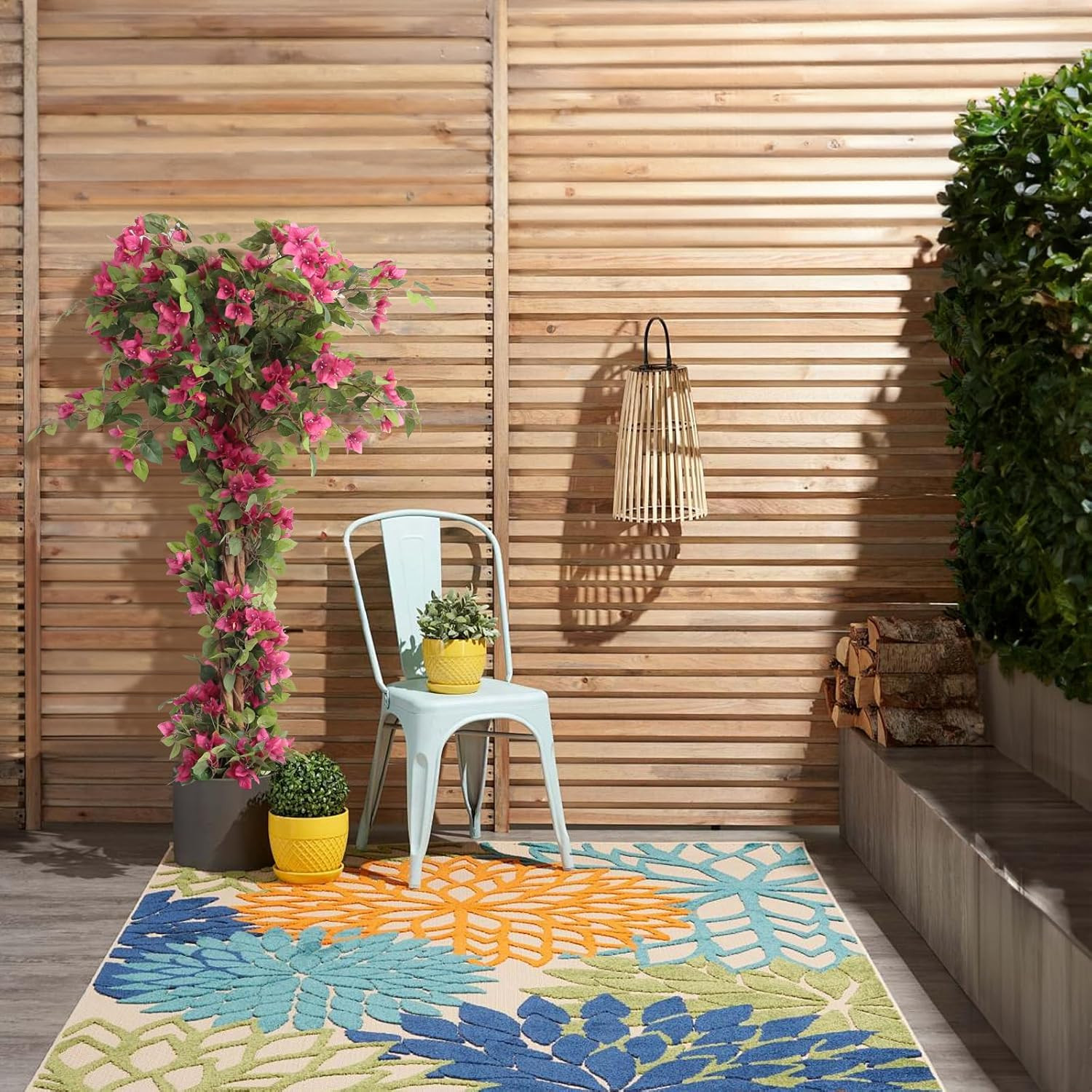 5FT Faux Bougainvillea Trees in Pot – Indoor/Outdoor Decor – 2 PCS