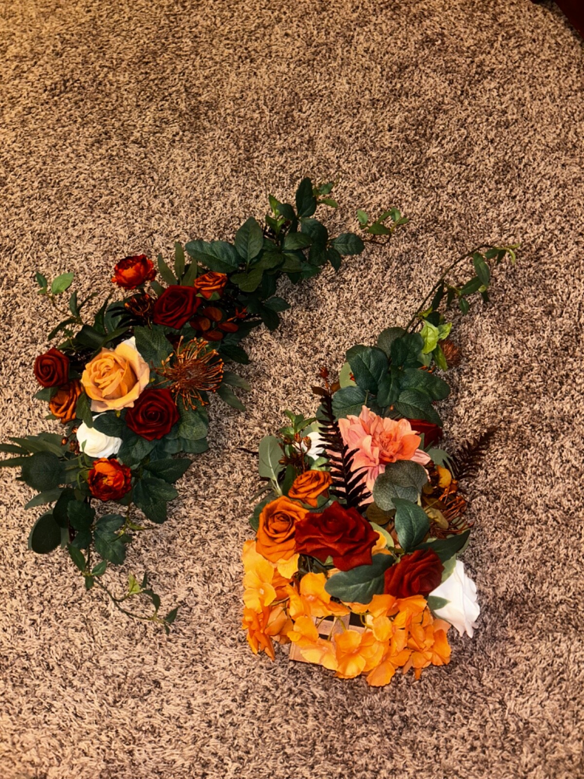 Wedding Decor Wedding Flowers Sunset Terracotta