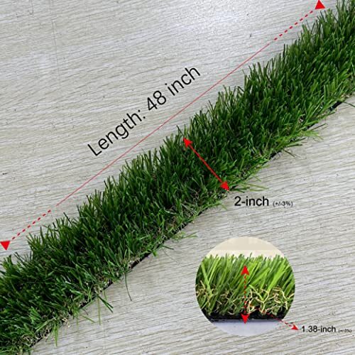 Artificial Grass Decoration Strip width 2″ x length 48″ Summer Grass