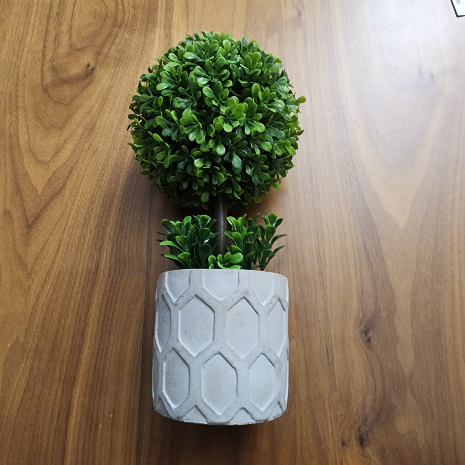 Potted Faux Plant Indoor Decorative Use White Planter