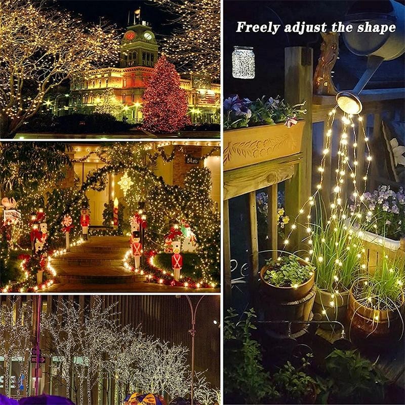 102m/52m/32m/22m/12m/7m Solar LED Fairy String Light Outdoor Festoon Lamp Garden