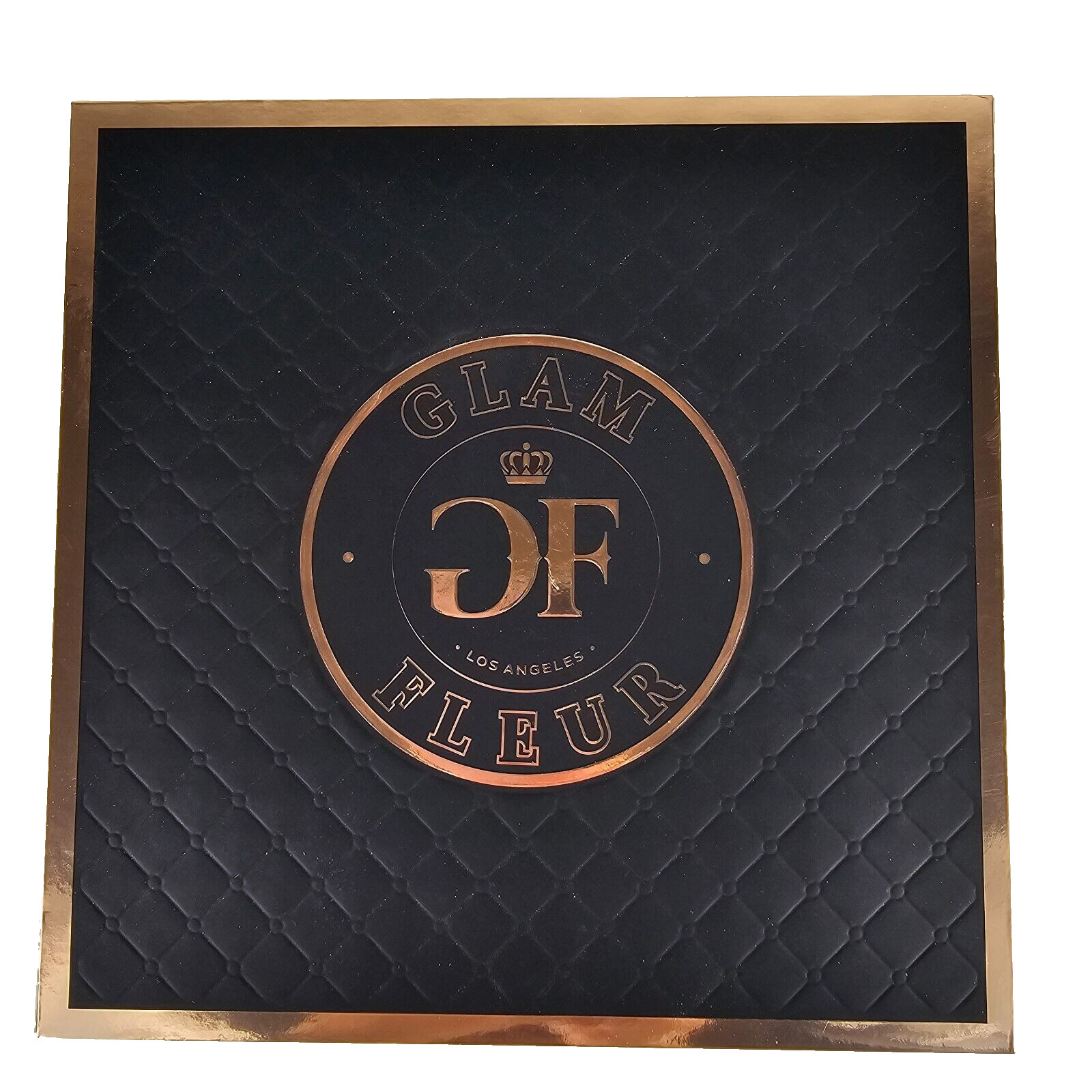 Glam Fleur Preserved 9 White Cream Real Roses in Square Gift Box