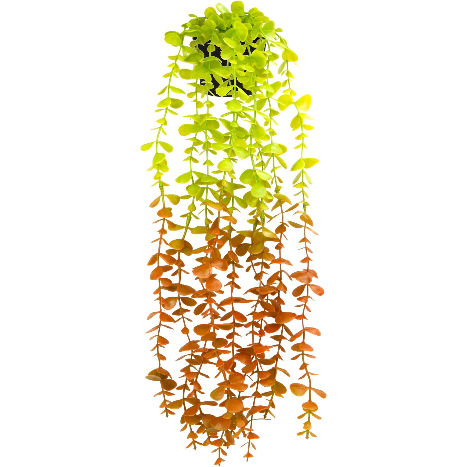 Artificial Hanging Plants for Shelf, 1 Pack Fake Potted Greenery Plant Faux R…