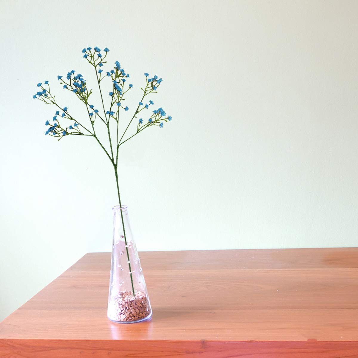 Artificial Baby Breath Flowers Fake Gypsophila Bouquet Dark Blue 12 PCS