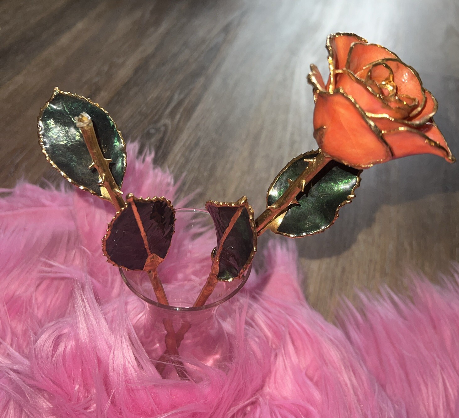 Gold Plated Forever Rose