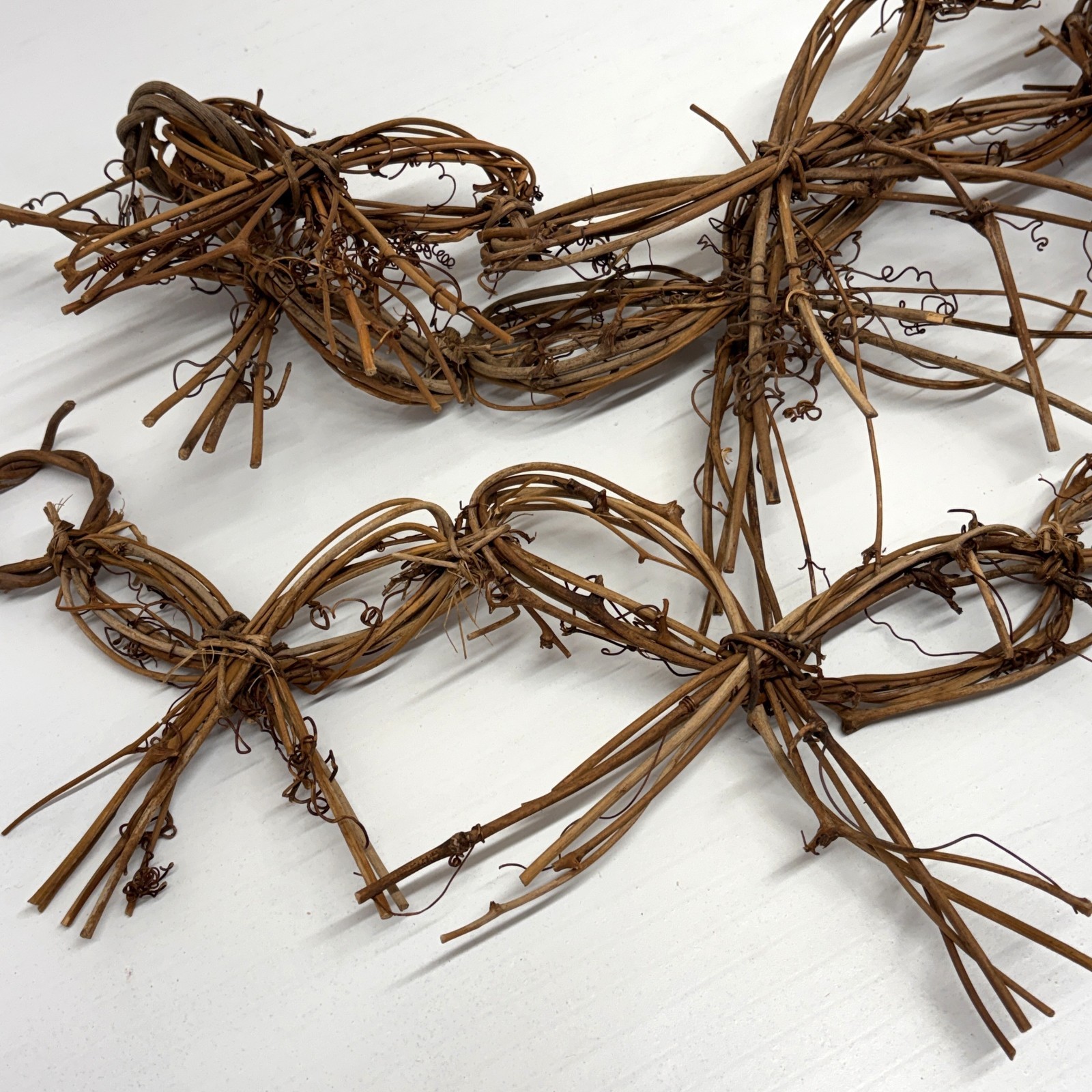 Vintage 1994 Country Grapevine Garland Bows 60″ Long Grandma Core – NWT