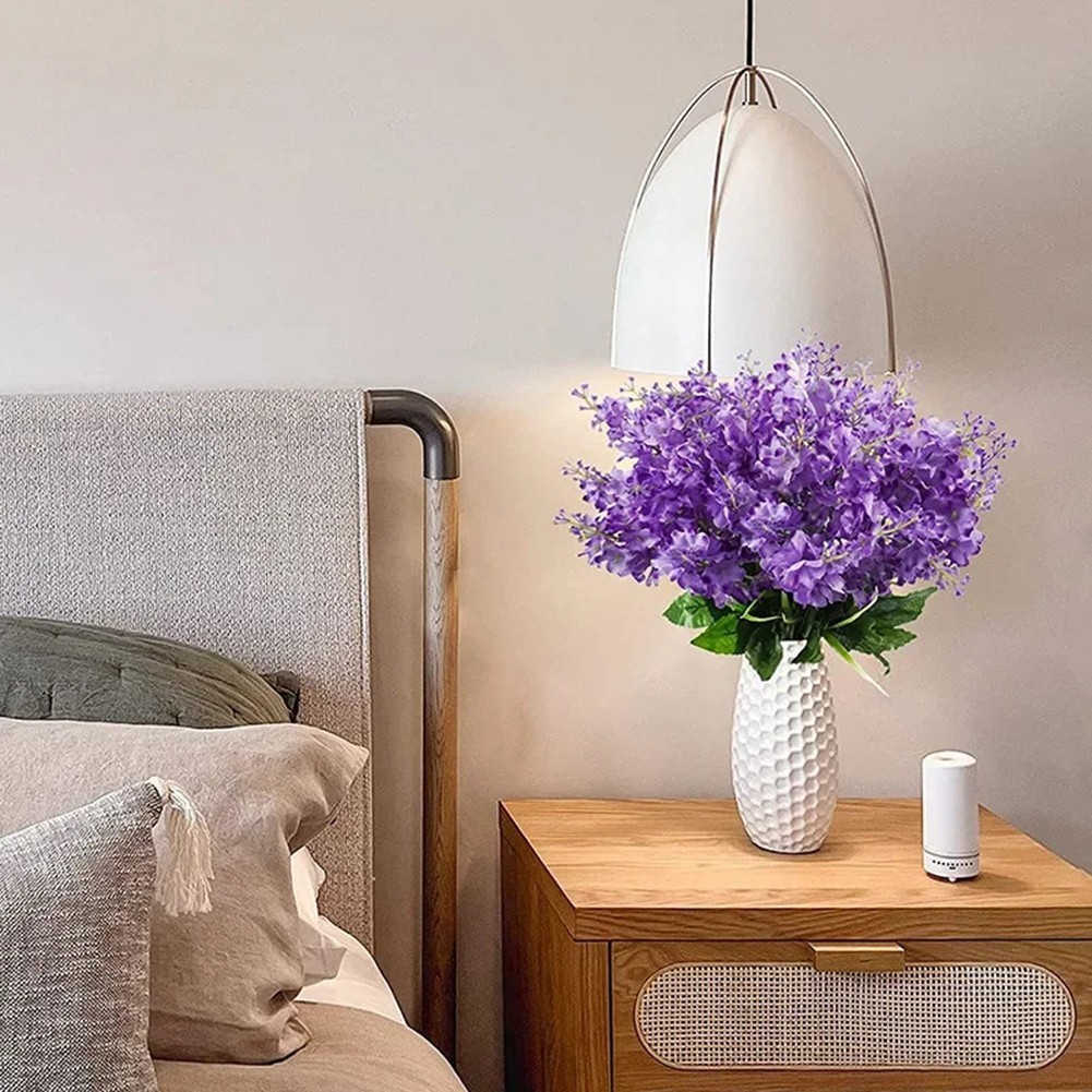 Vibrant Hyacinth Wisteria Artificial Flower for Home and Event Decoration