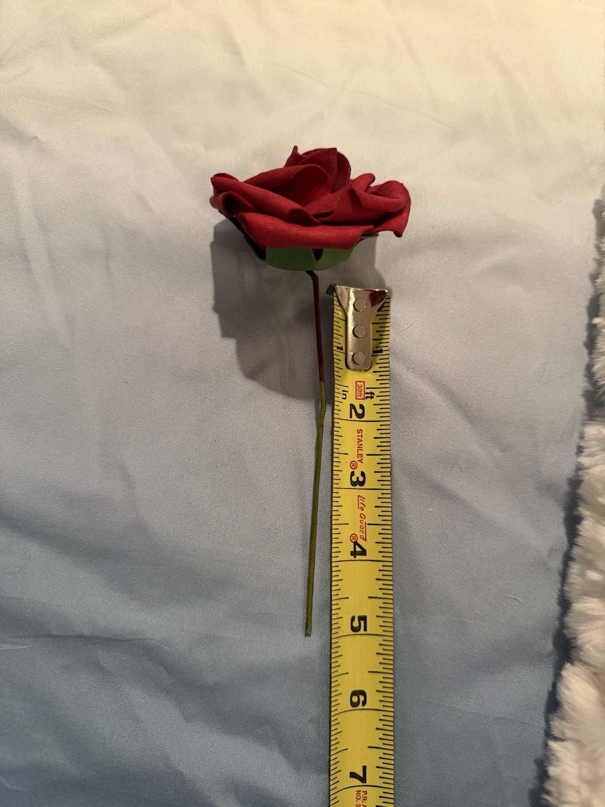 AmyHomie Artificial Real Looking Dark Red Roses For DYI/Wedding Used One Time