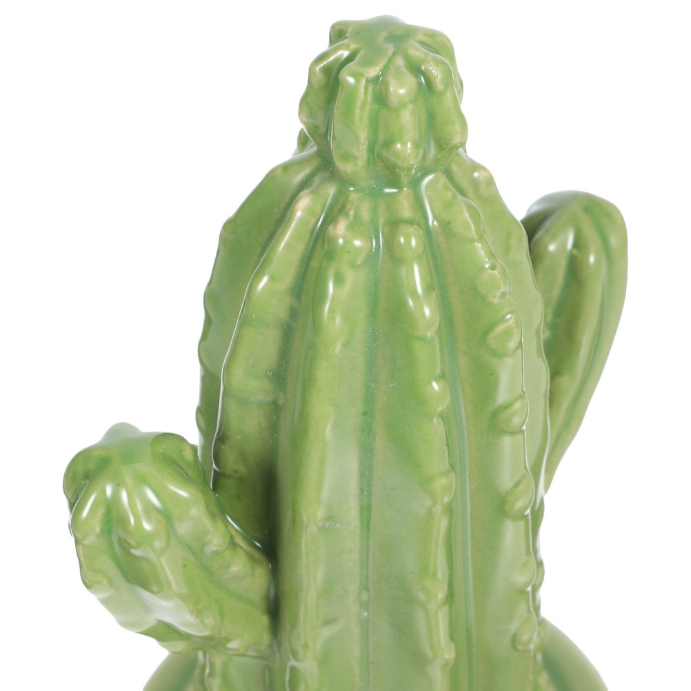 Artificial Small Ceramic Cactus Plant Fake Bonsai Ornament For Office Home