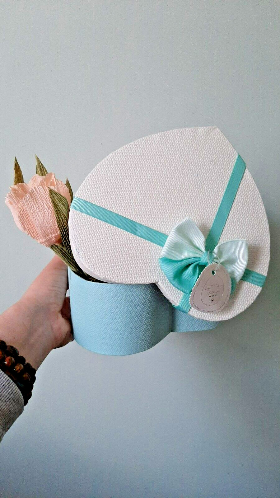 Colorful Paper Flower Bouquet Handmade Artificial Flower Bouquet gift for a spec
