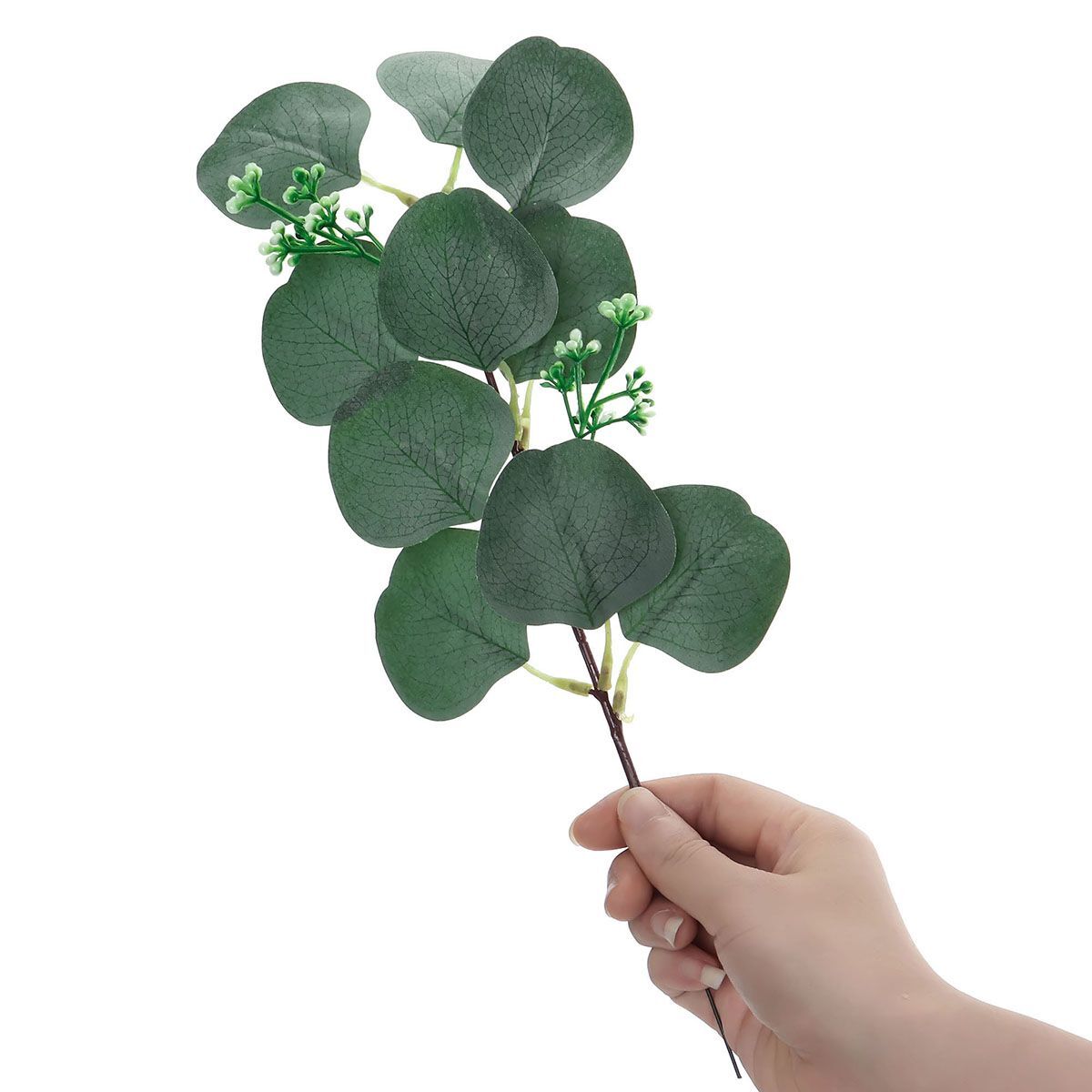 10/20x Artificial Eucalyptus Leaves Wedding Brooch Decorative Flower Home Decor