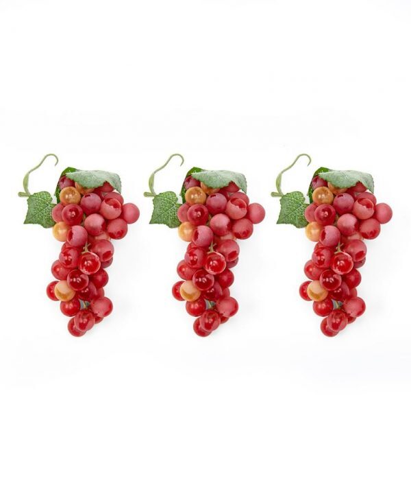 Grape Cluster Set of 3 48pc Orange Red