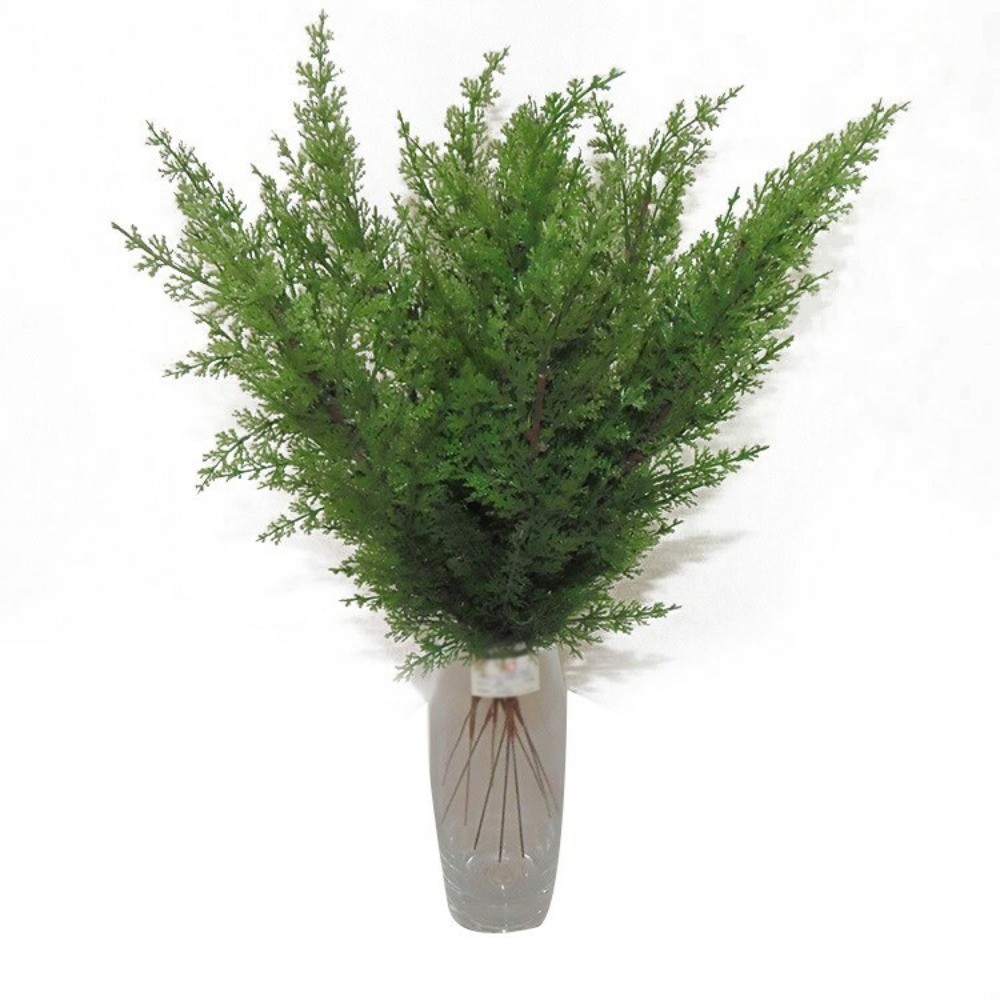 10* Artificial Pine Branches Flower DIY Fake Plants Christmas Tree Decor 42cm