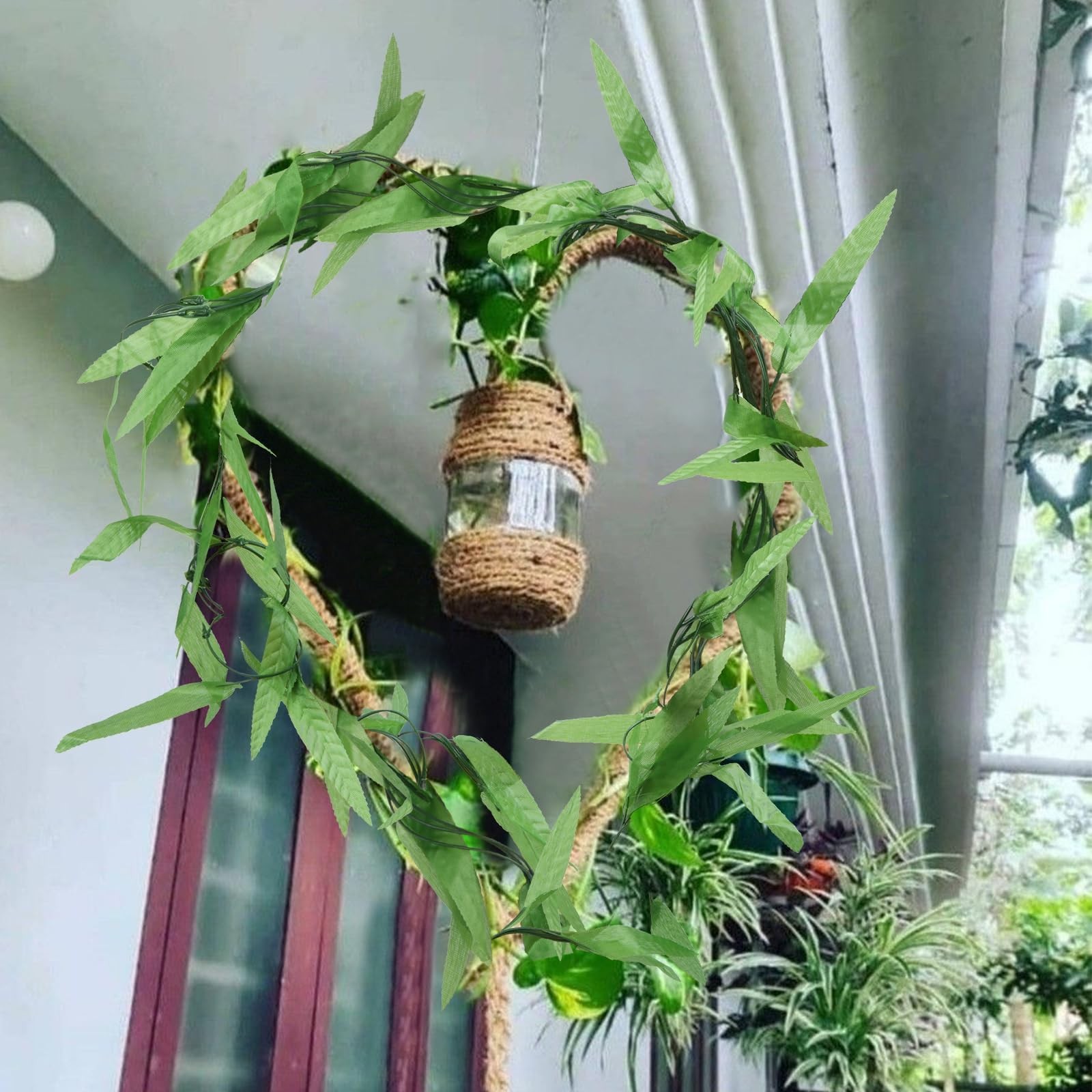 200pcs 1200 Ft Artificial Ivy Garland Fake Hanging Jungle Vines Artificial Gr…