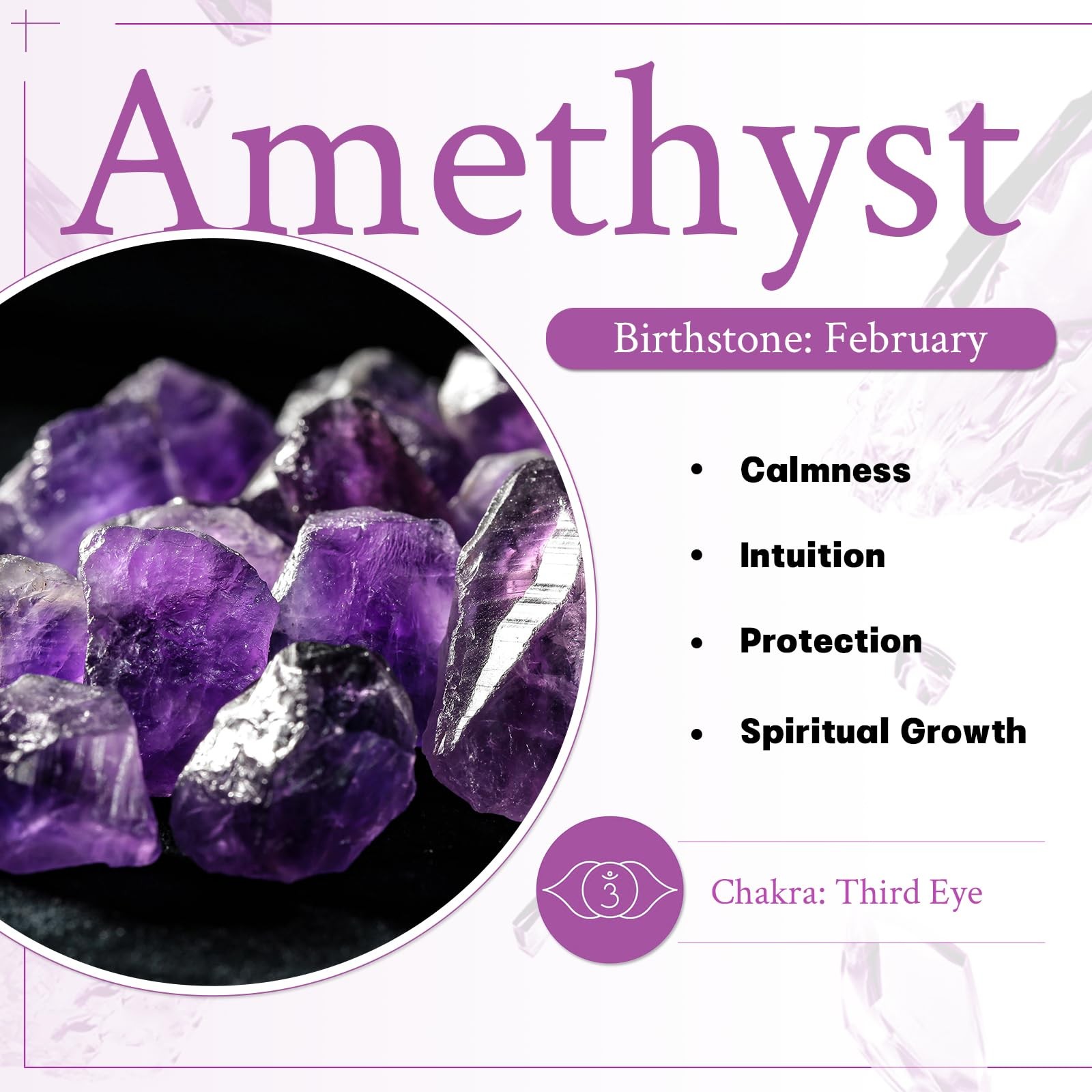Amethyst Crystal Tree Of Life Rose Quartz Base Money Tree Decor 66.7 Inch