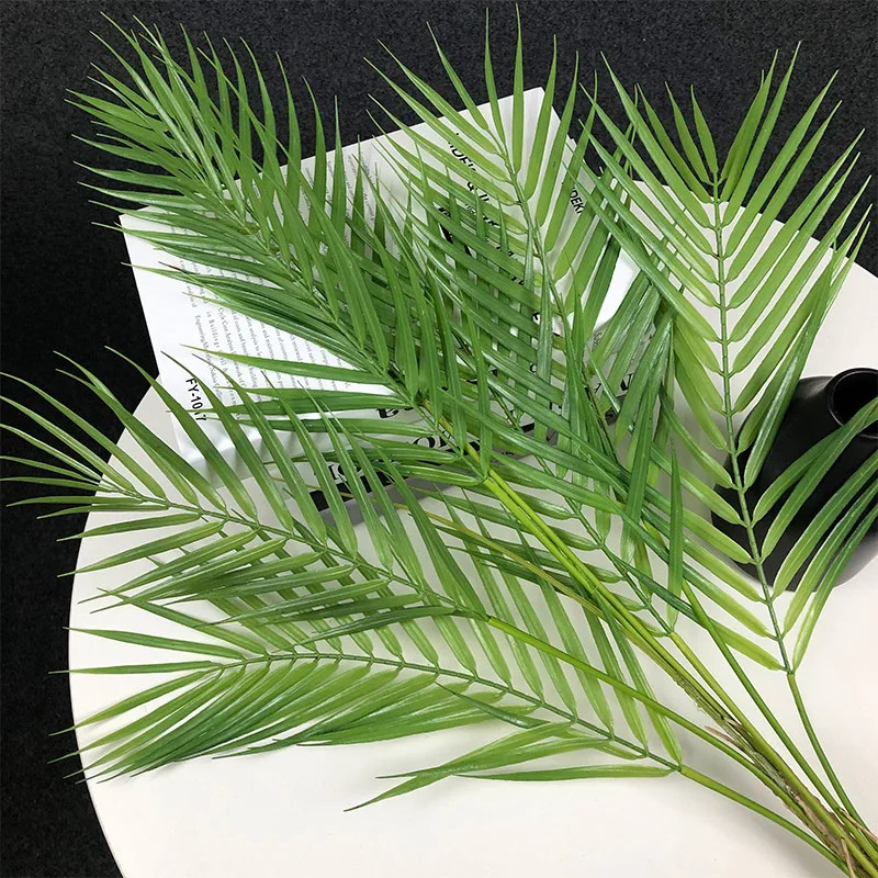 50-125CM Large Artificial Palm Tree Fake Monstera Plant Faux Fern Plant Leaves