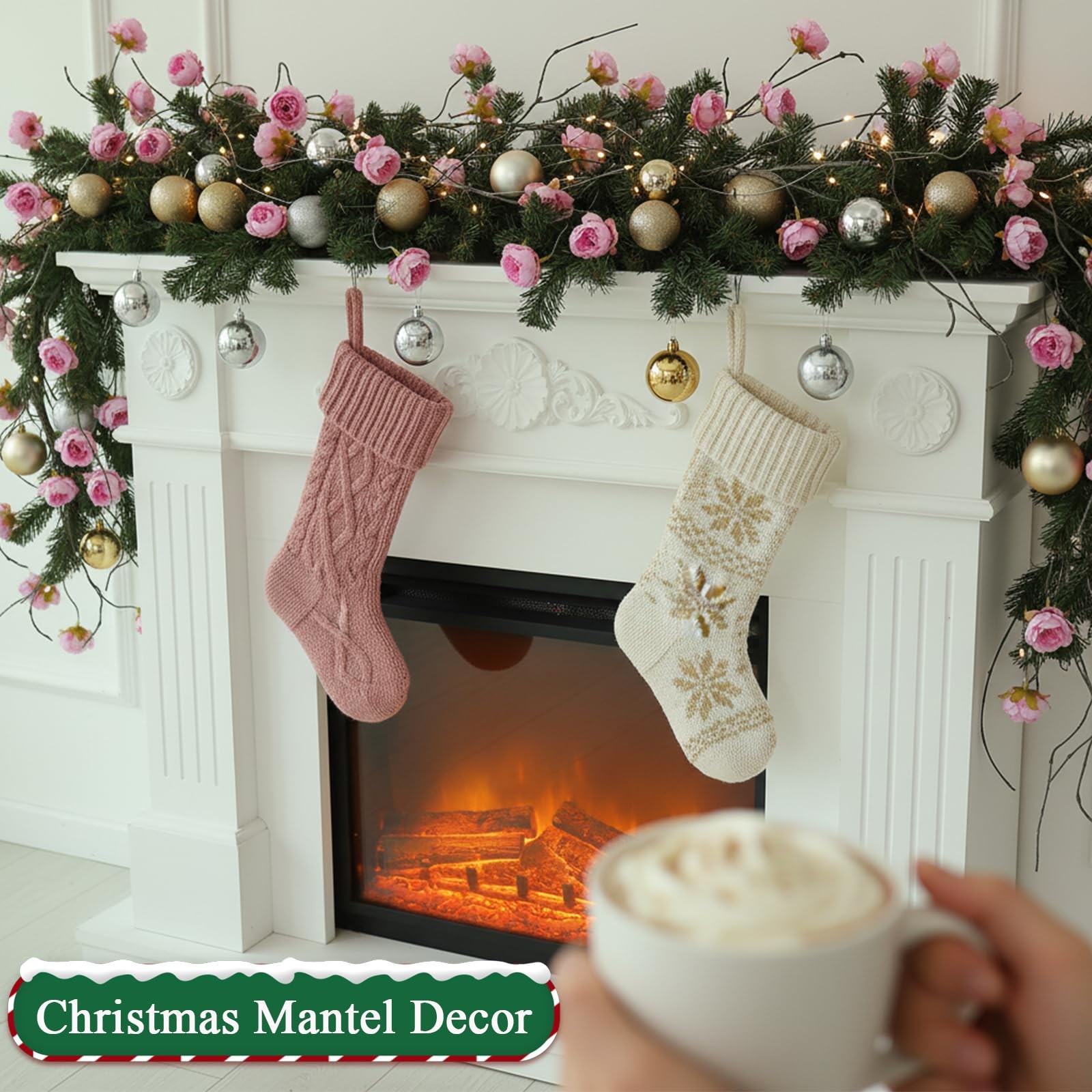 Artificial Tree Vine 118in Brown Peony Garland