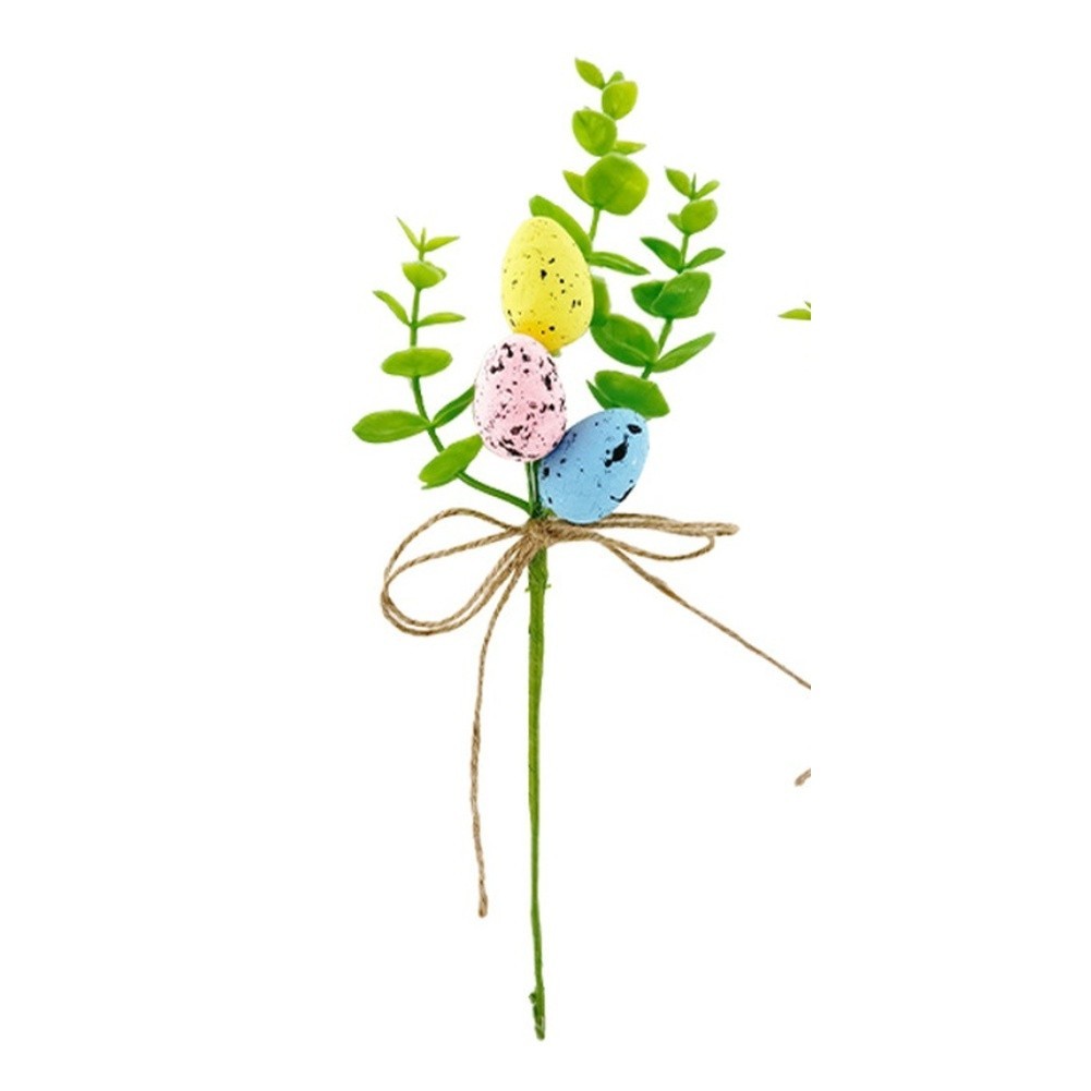 Decorative Easter Egg Cuttings Artificial Plastic Flowers for Indoor Display
