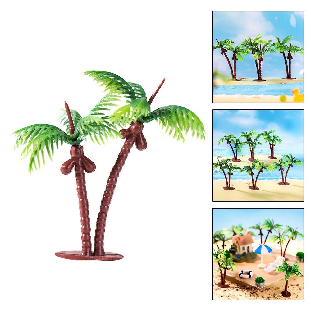 Vibrant Simulated Coconut Tree for Captivating Home Landscape Displays